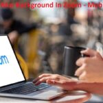 zoom background blur how to guide