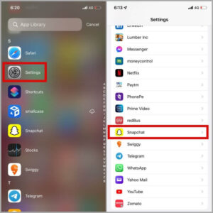 Snapchat Permission iOS iPhone